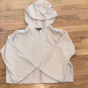 Primark three-Quarter bell sleeved cropped oversized hoodie size 2XS